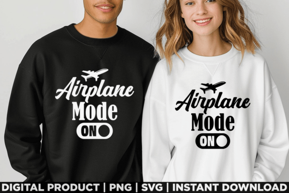 Airplane Mode Funny Travel Pilot Plane Graphics