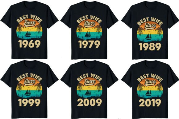 Best Wife Since 1969–2023 PNG Bundle