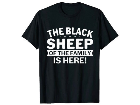 Black Sheep Funny Family T-Shirt