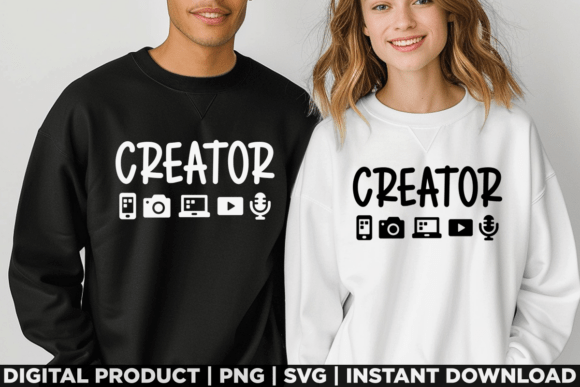 Content Creator Blogger Vlogger Influenc Graphics