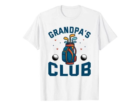 Grandpa’s Golf Club Gift Funny T-Shirt Graphics