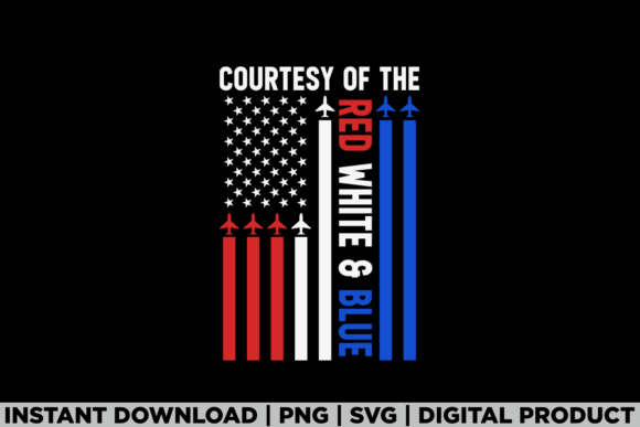 Graphics for T-Shirt Designs: Courtesy of the Red White and Blue USA
