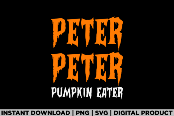 Halloween Kids Peter Peter Pumpkin Eater Graphics