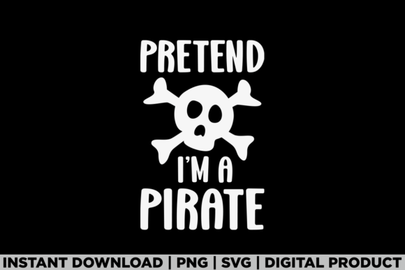 Halloween Pretend I'm a Pirate Ghost