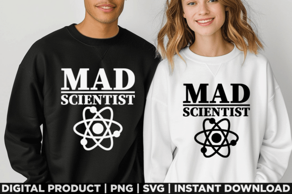 Mad Scientist Science Chemistry Physics Graphics