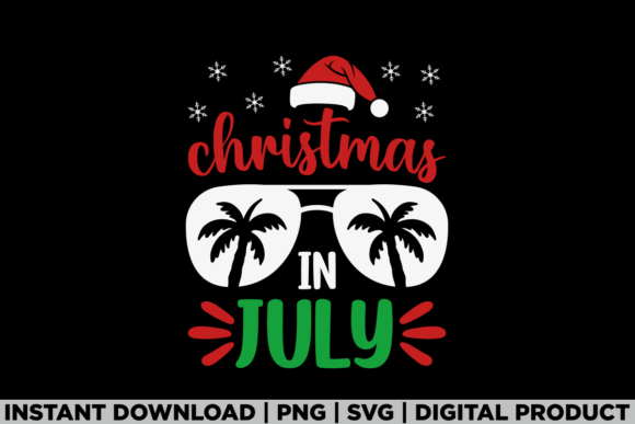 Merry Christmas in July Summer Xmas Tee