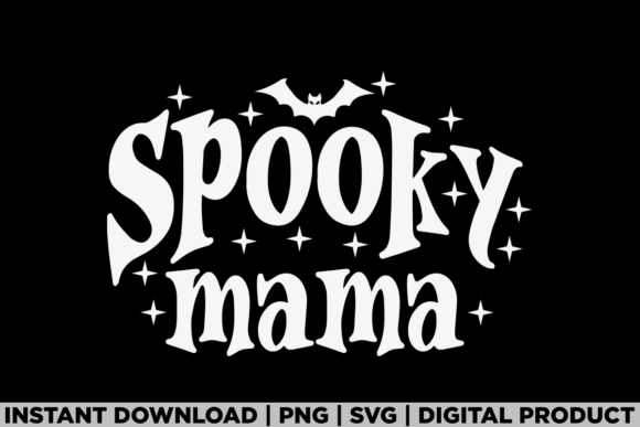 Spooky Mama Halloween Mom Funny Shirt Graphics